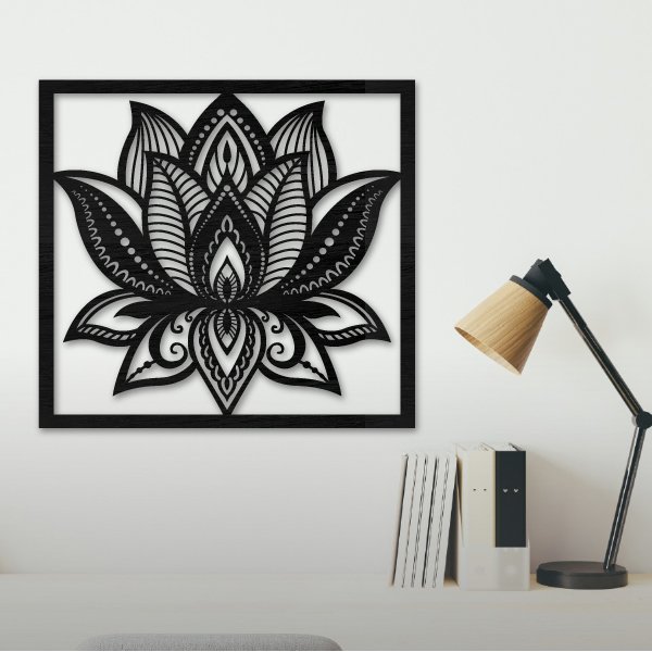 Flor de loto en mandala - Image 2