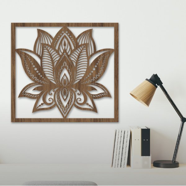 Flor de loto en mandala - Image 3