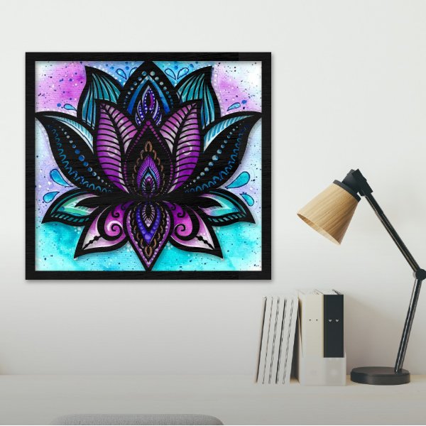 Flor de loto en mandala