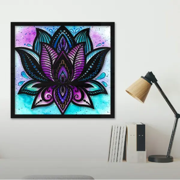 Flor de loto en mandala