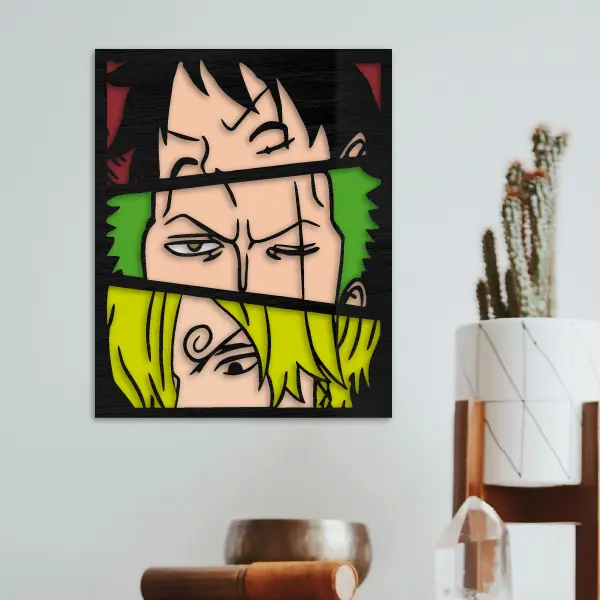 Luffy, Zoro y Sanji