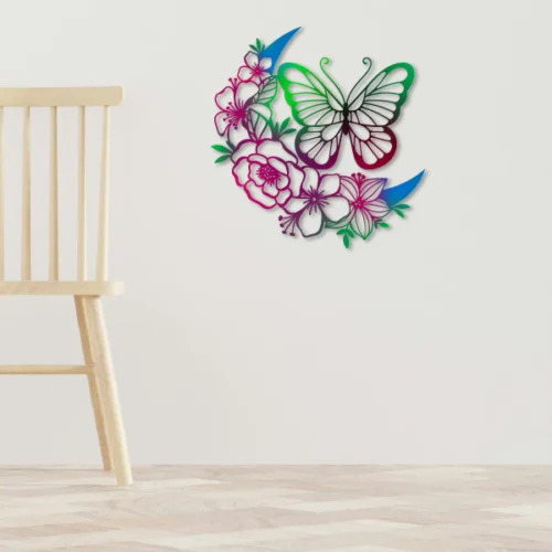 Luna y mariposa