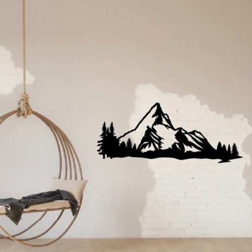 Montaña fuera de marco