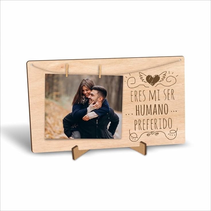 Portaretrato con mensaje