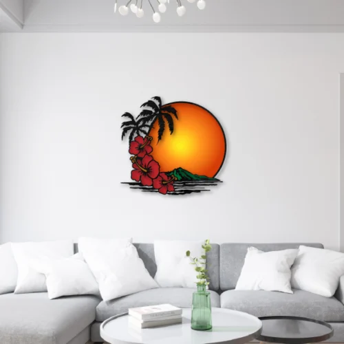 atardecer floral