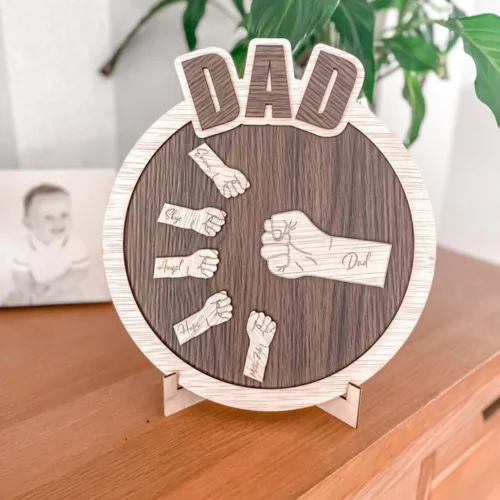 Dad and children