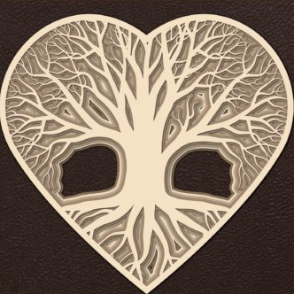 Árbol y corazón