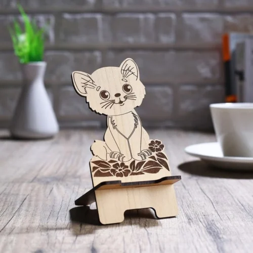Base para celular Gato