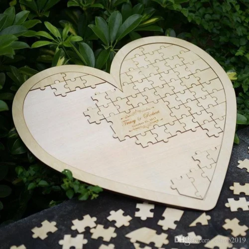 Corazón en rompecabezas
