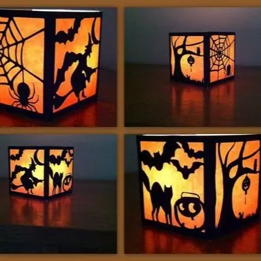 Cuadro iluminado Halloween