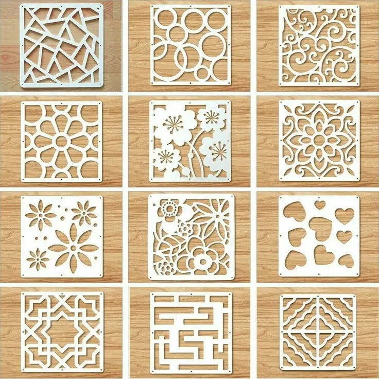 Individuales cuadrados artesanales