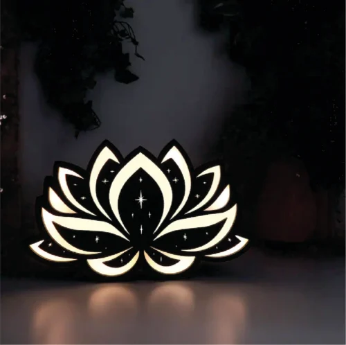 Lámpara flor de loto