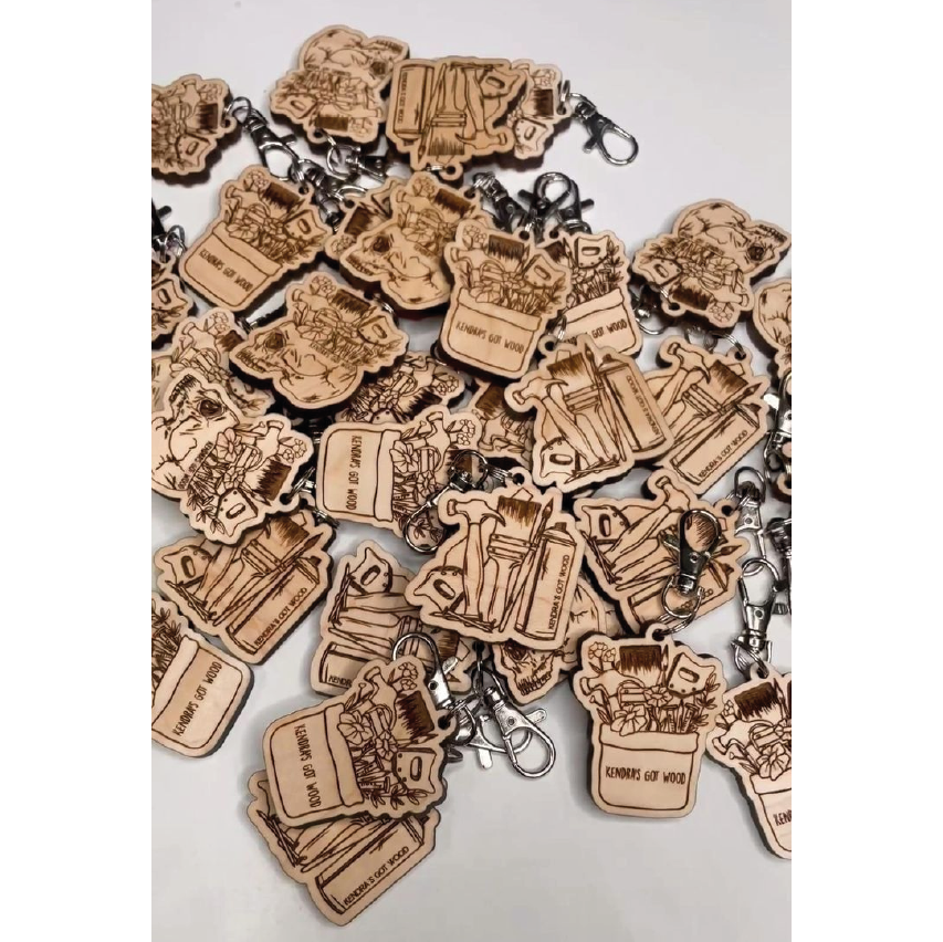 Llaveros de carpintería