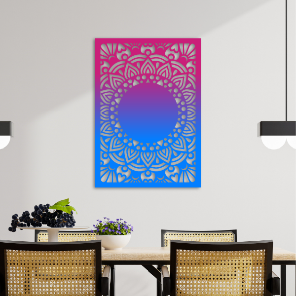 Mandala vertical natural
