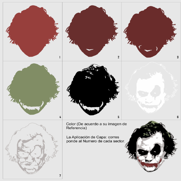 Multicapa cara de Joker - Image 2