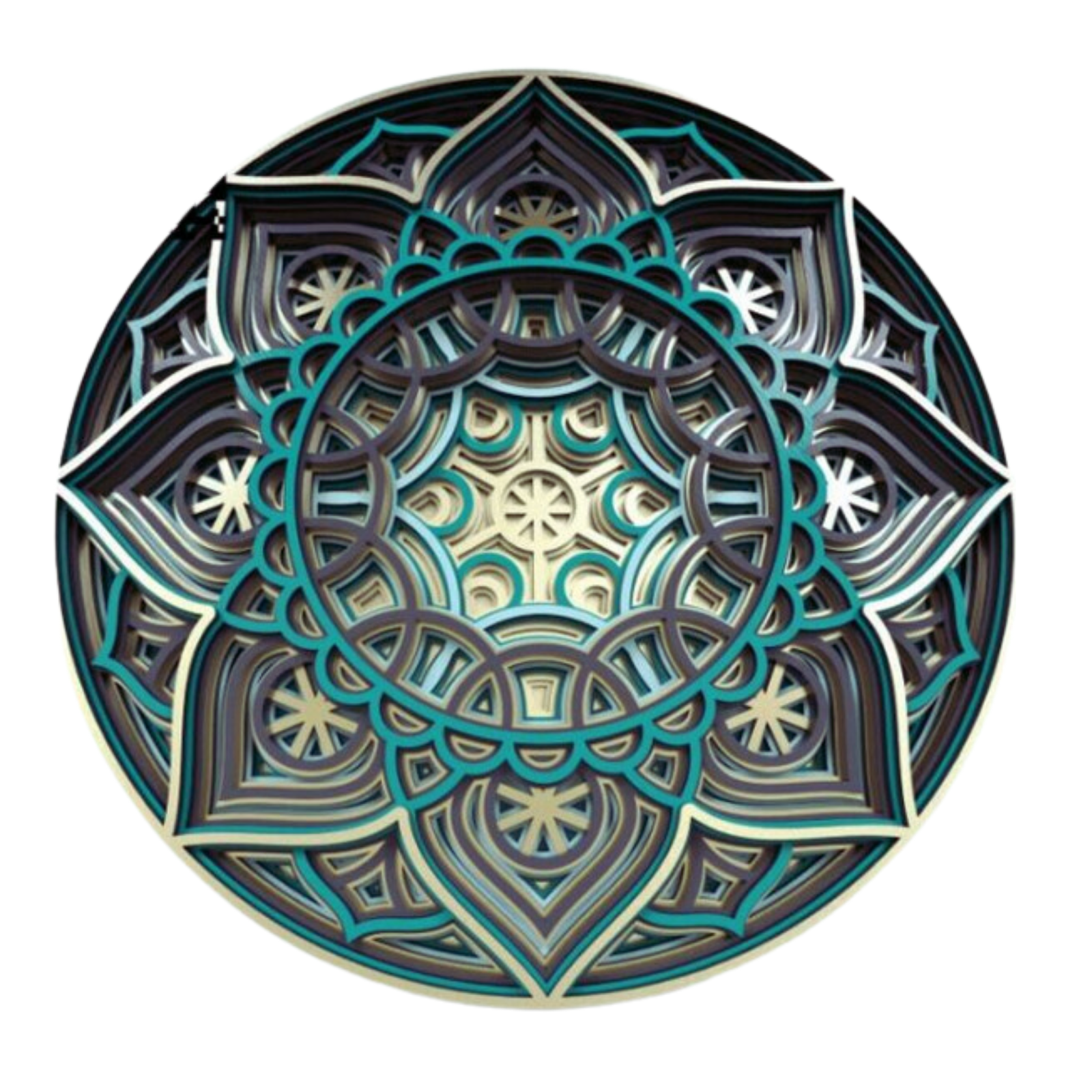 Multicapa estrella y figuras