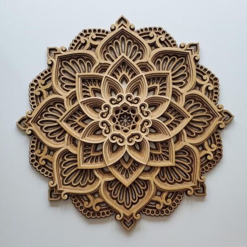 Multicapa mandala flor de loto