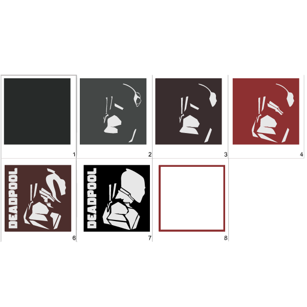 Multicapa perfil Deadpool - Image 2