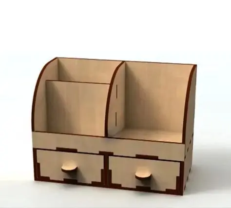 Portalápices con cajones