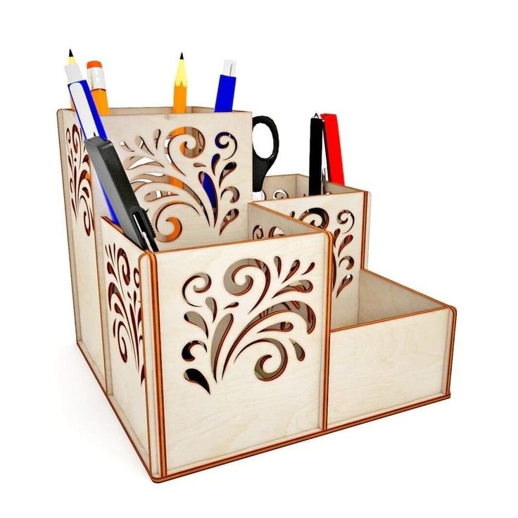 Portalápices decorado