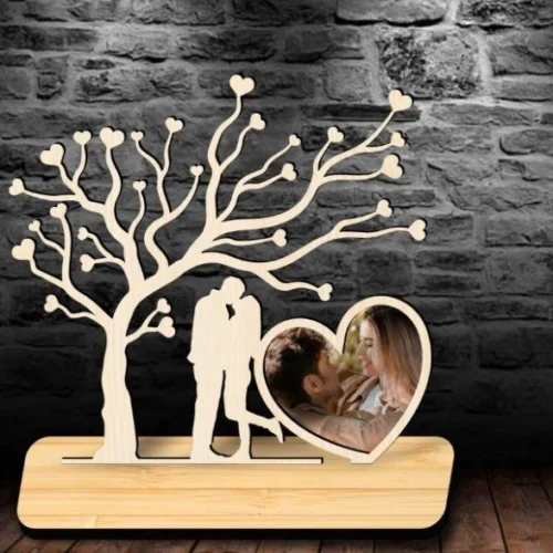 Portarretrato y árbol