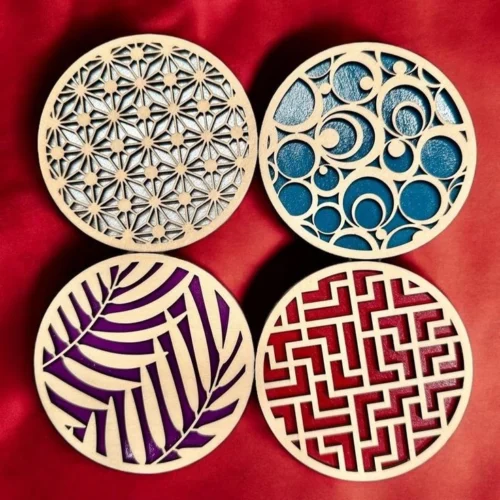 Portavasos decorados