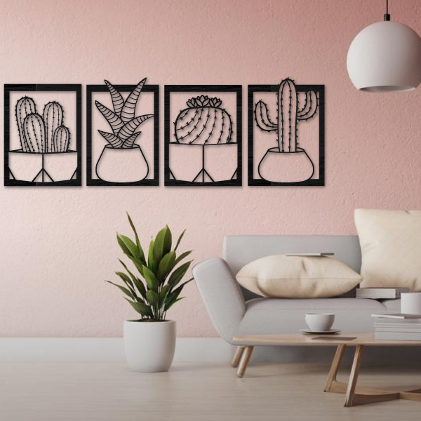 Set de cactus en macetas - Image 2