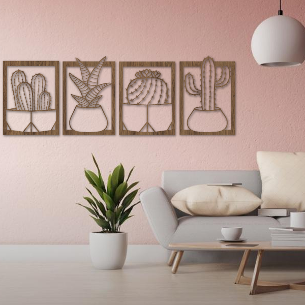 Set de cactus en macetas - Image 3