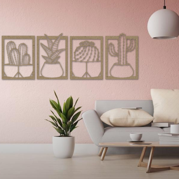 Set de cactus en macetas - Image 4