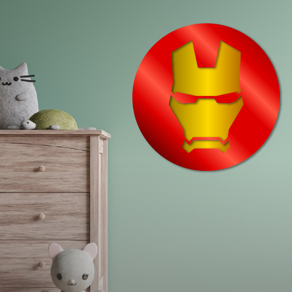 Símbolo máscara Ironman