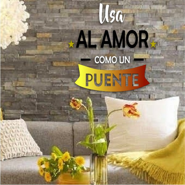Usa al amor como un puente
