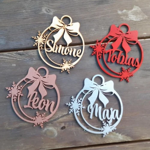 Bolas Navidad con nombre
