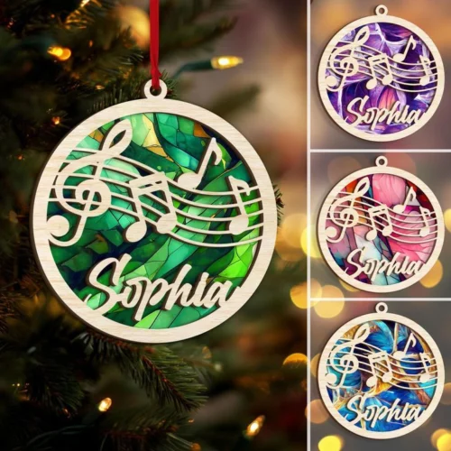 Bolas Navidad nombre decorado