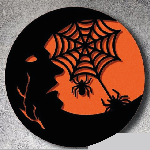 Cuadro redondo capas